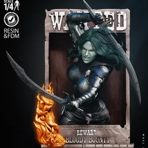 Guardians of the Galaxy Gamora Comic Version Poster Bust