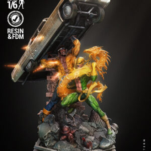 Luke Cage Power Man and Iron Fist Car Diorama