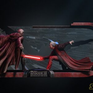Palpatine and Mace Windu Diorama