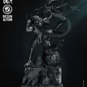 Predator vs Alien Diorama
