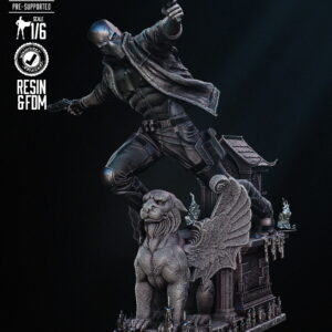 Red Hood Sculpture