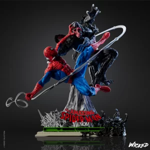Spiderman vs Venom Alternate Diorama