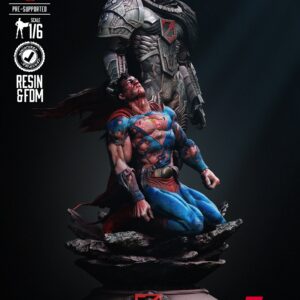 Zod and Superman Sculpture