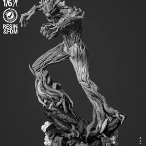 Groot Comic Version Sculpture