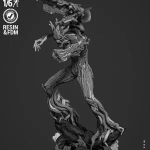 Groot and Rocket Comic Version Diorama