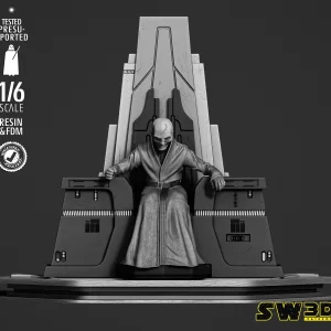 Last Jedi Supreme Lord Snoke Sculpture - Miniature, Unfinished