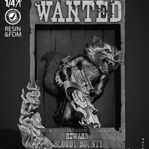 Rocket Racoon Comic Version Poster Bust