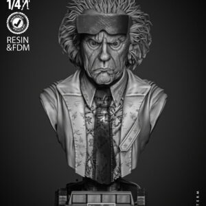 Back to the Future Dr Brown Portrait Bust