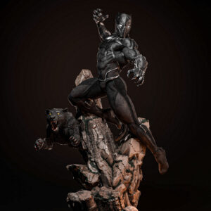Black Panther ZEZ Statue