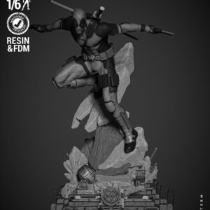 Deadpool Sculpture from Deadpool and Wolverine