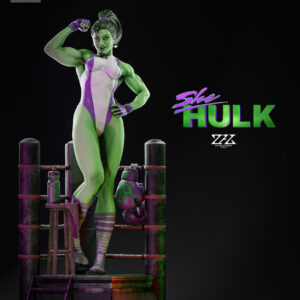 She Hulk Statue (ModelKit, Unfinished)