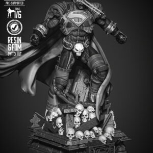 Superman Dark Nights Metal Sculpture (ModelKit, Unfinished)