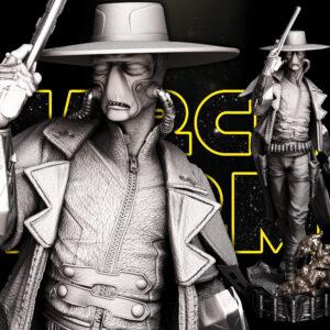 Cad Bane Sculpture - Miniature, Unfinished
