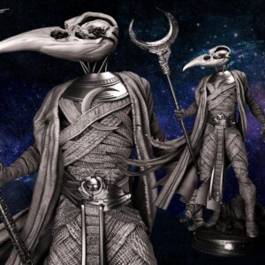Khonshu  Moon Knight Sculpture