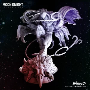 Moon Knight Action Sculpture