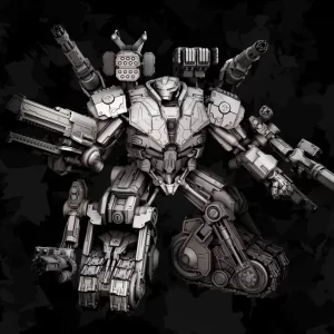 War Machine War Tank Sculpture