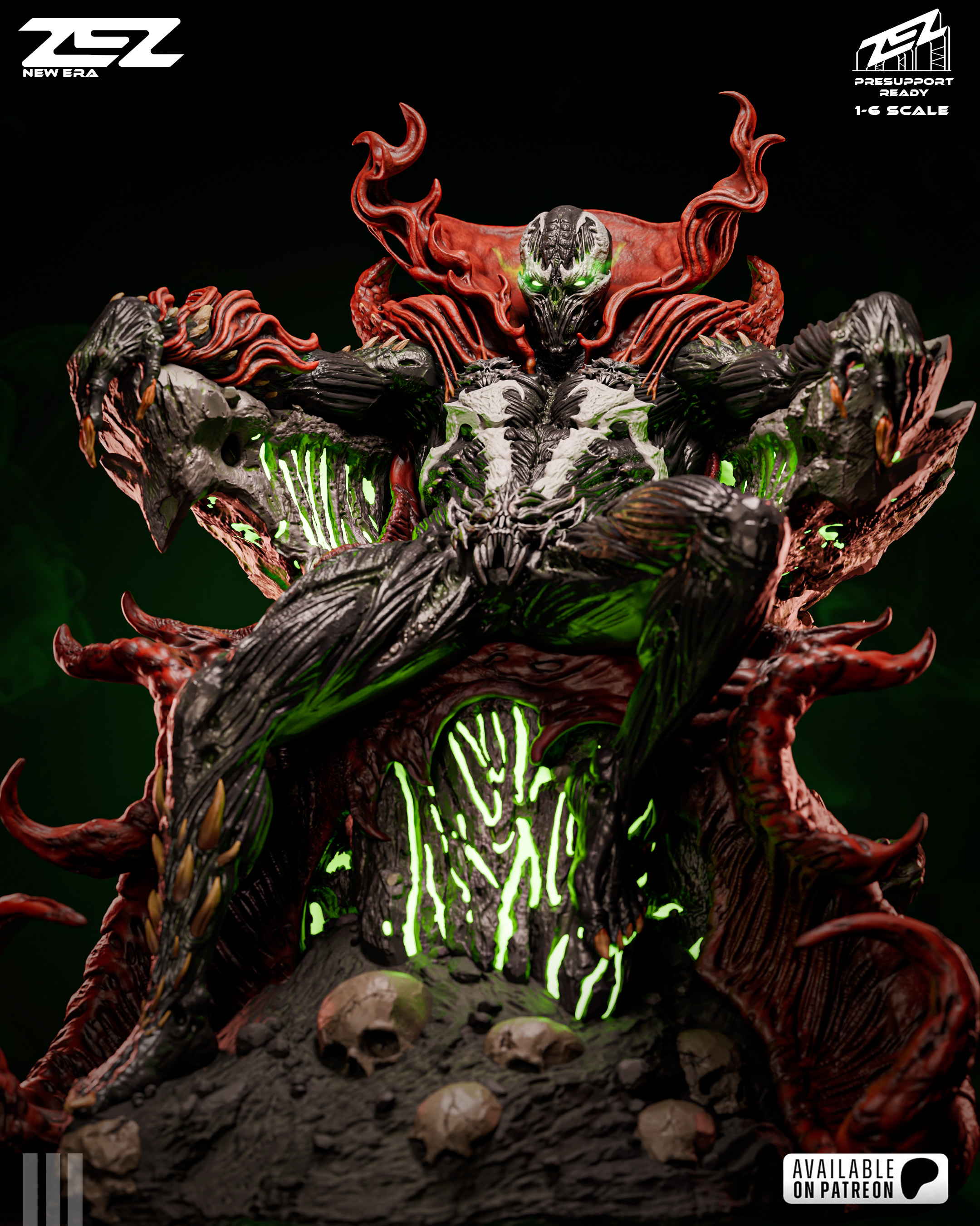 Spawn Throne ZEZ Statue