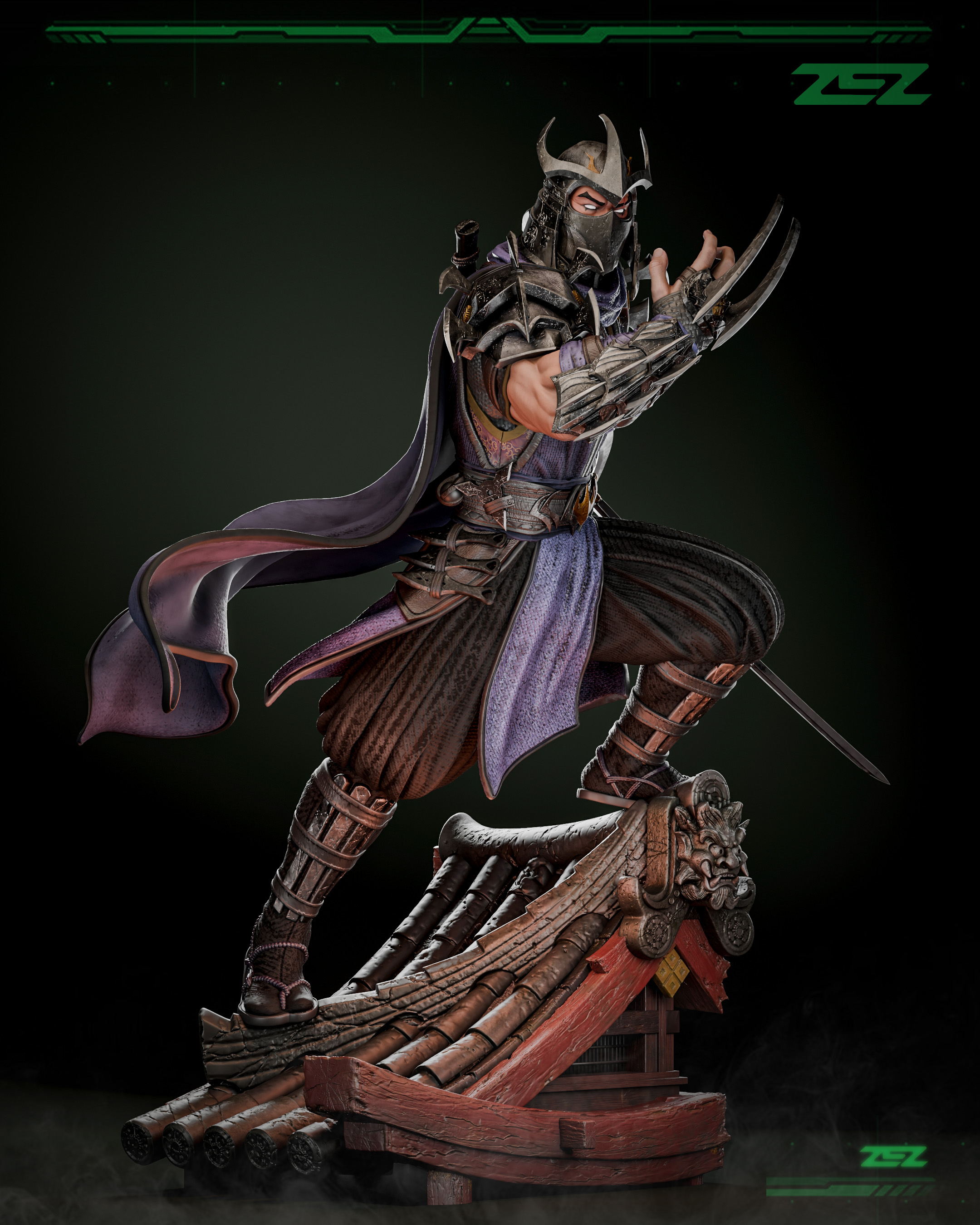 Shredder TMNT ZEZ Statue