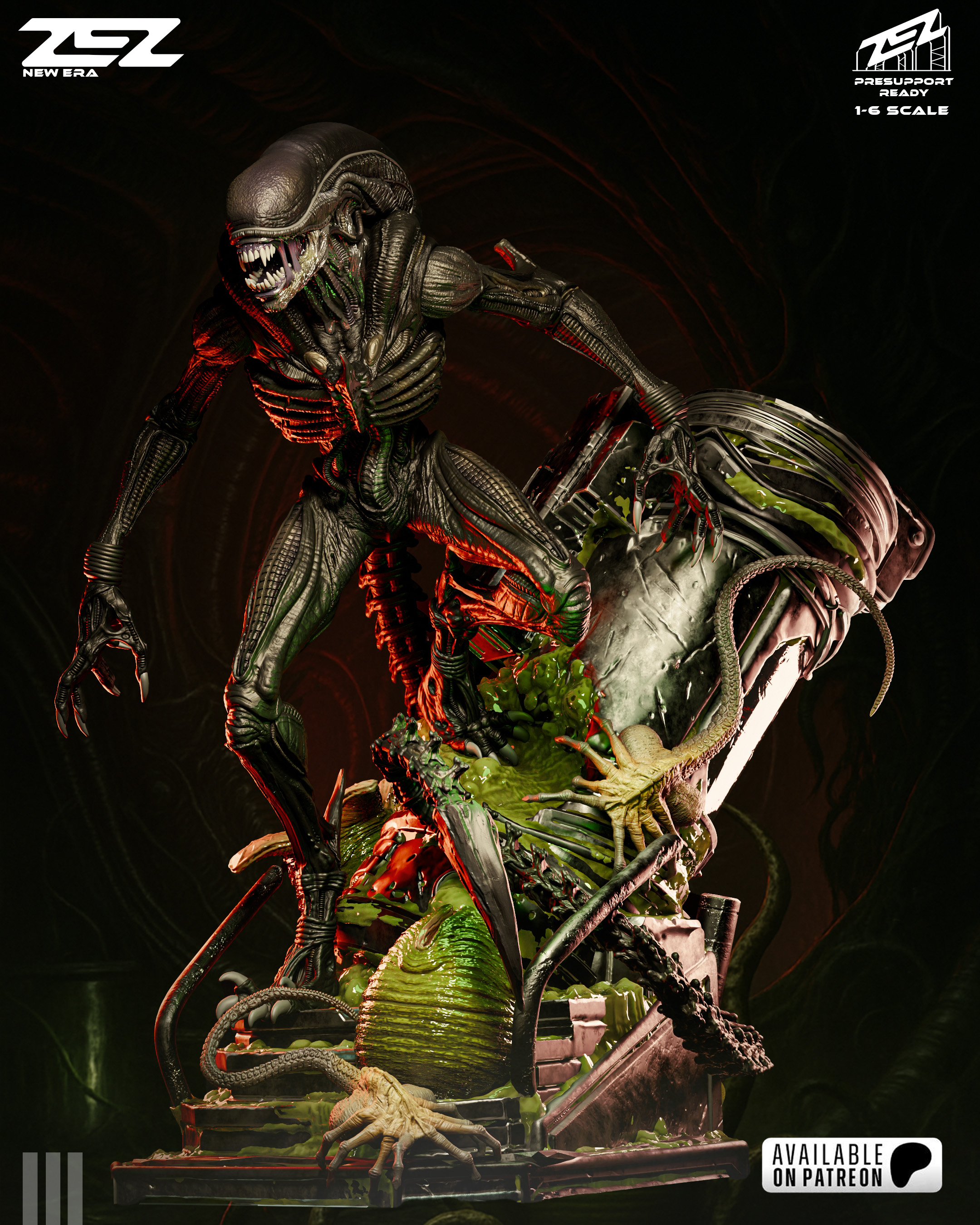 Alien Xenomorph ZEZ Statue