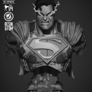 Superman Dark Nights Metal Portrait Bust