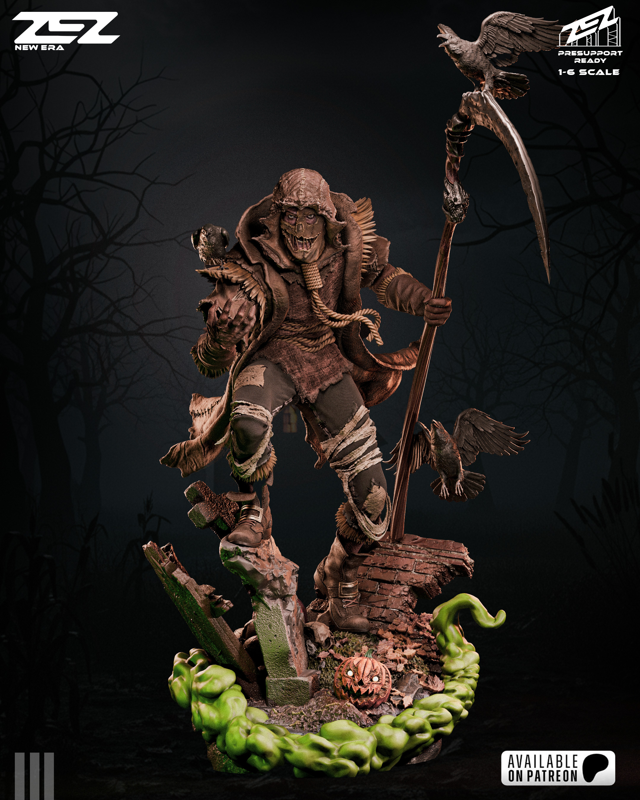 Scarecrow ZEZ Statue
